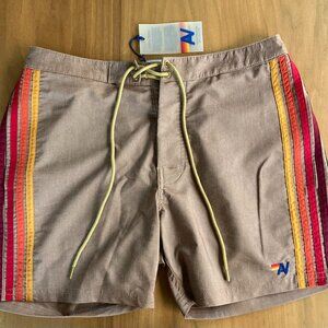 Aviator Nation 5 Stripe boardshorts - Size 30